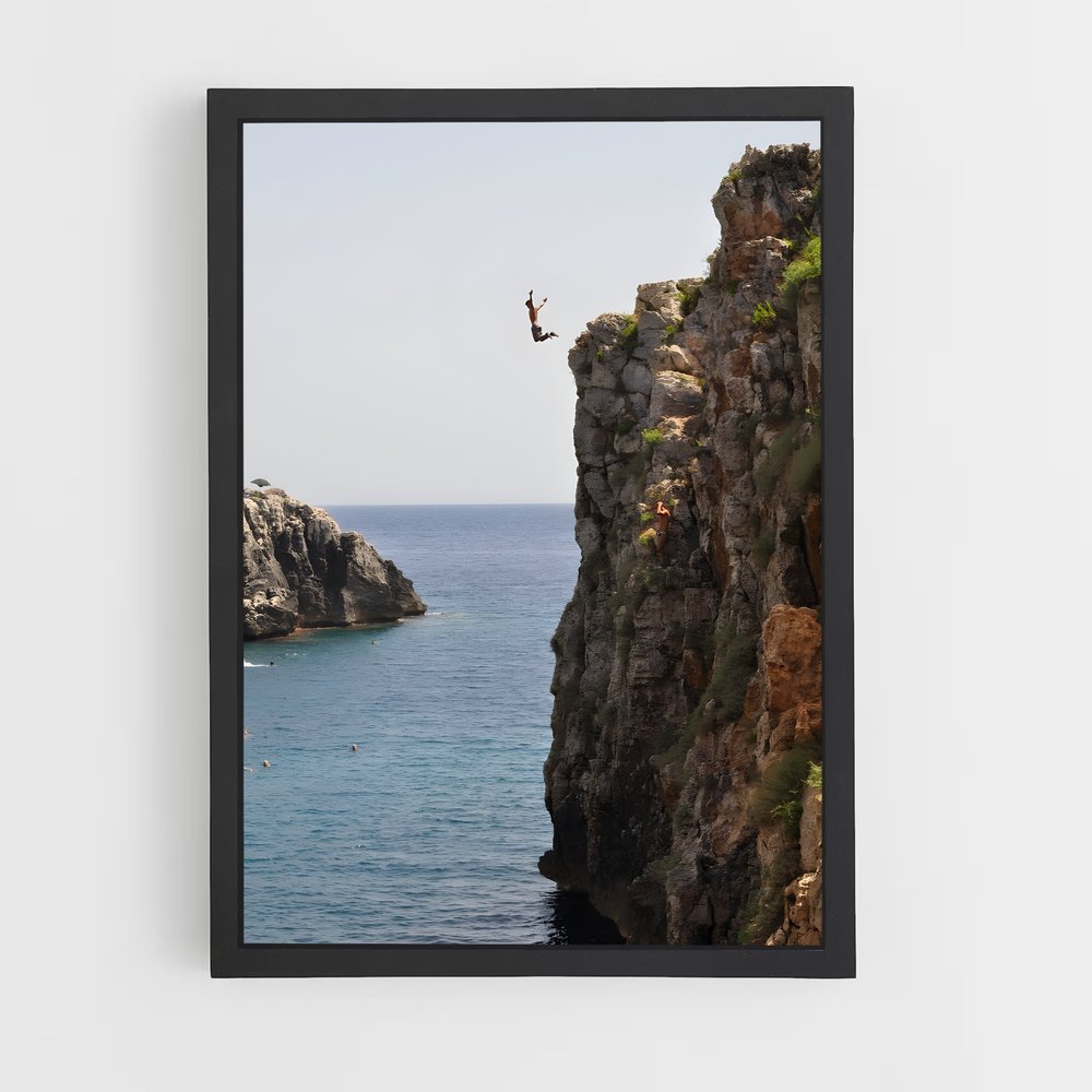 Poster L'Ascension Aquatique – affiche Plongeon de falaise (vue 2)